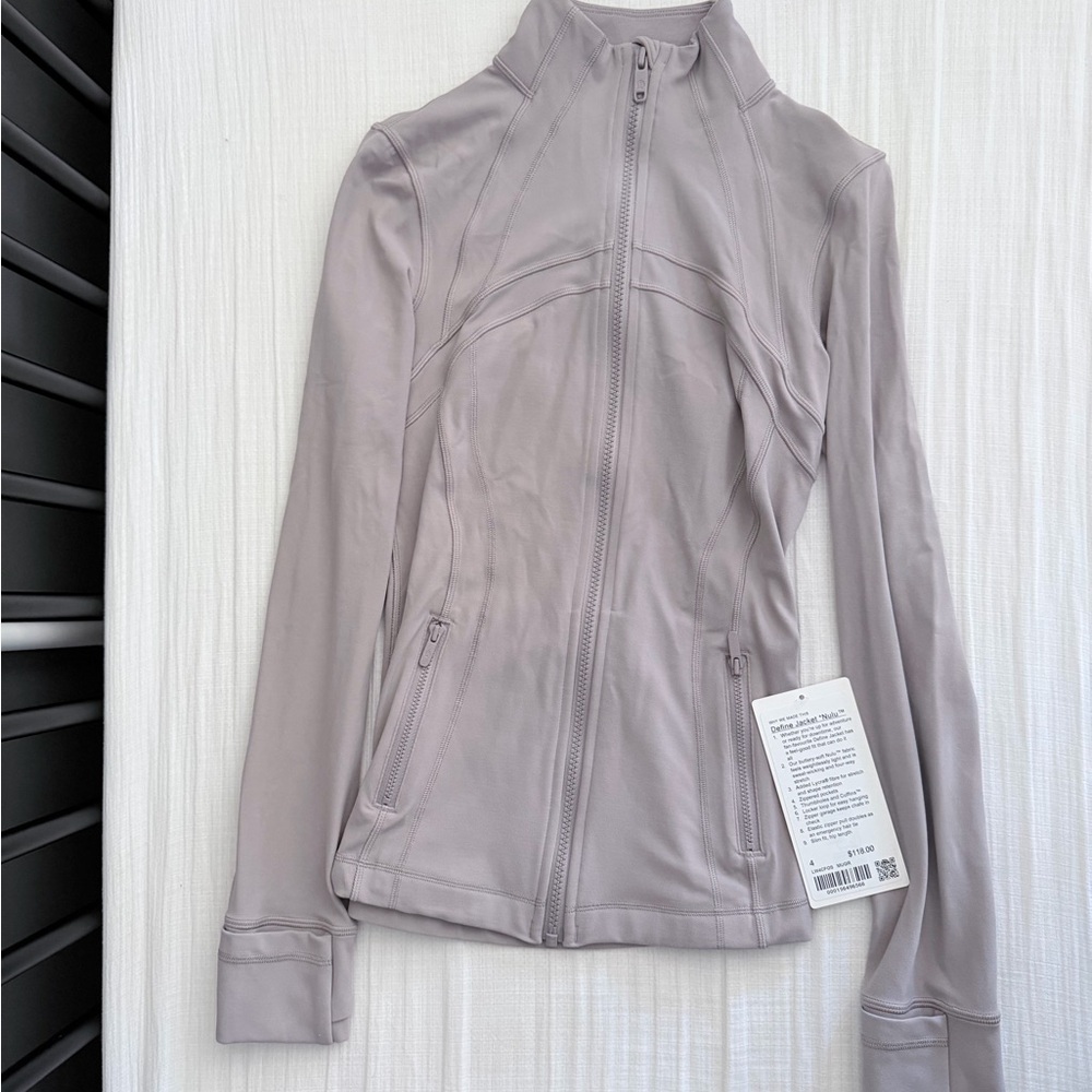Lululemon Define Jacket Mauve Grey 4 NWT - Picture 3 of 3